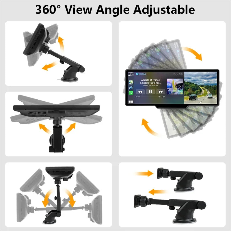 Carplay Auto Bluetooth avec/sans Caméra (CarPlay/Android Auto)